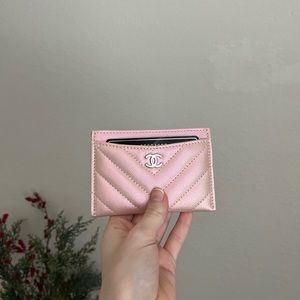 Chanel Iridescent Card Holder